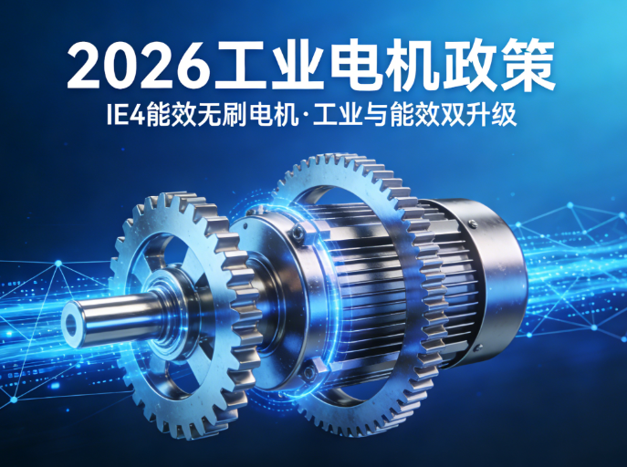 2026工业电机政策新规：IE4及以上能效无刷电机成强制标配，低效产品加速出清